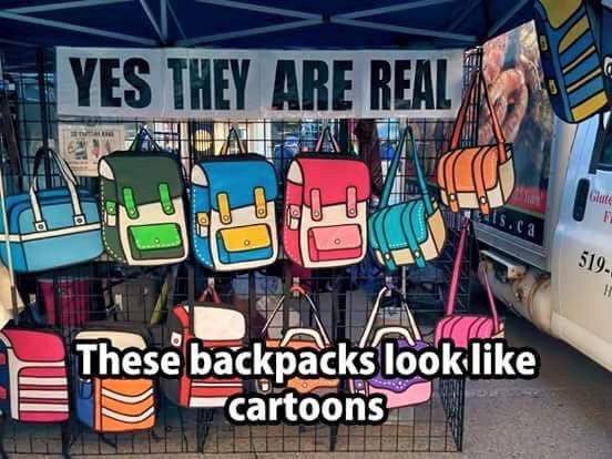 Cartoon Style 2d Shoulder Bag