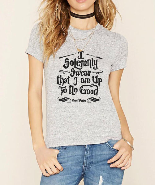 I Solemnly Swear that I am Up To No Good T Shirt ( Free Shipping)