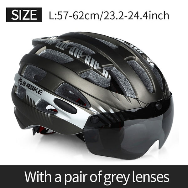 Cycling Helmet with Goggles Ultralight (Free shipping)