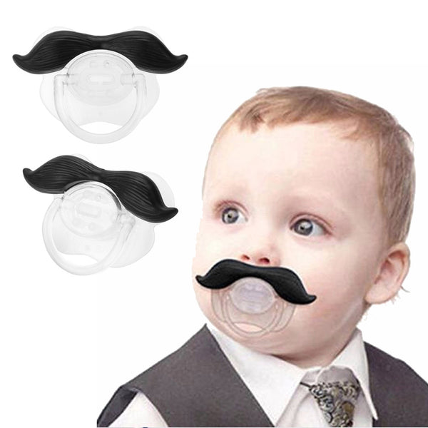 MUSTACHE PACIFIER - TURNING CUTE IN TO ADORABLE!