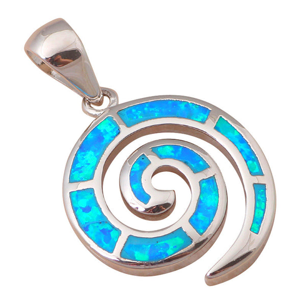 Blue fire Opal Pendant