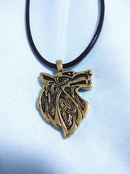 Norse Talisman Pendant Necklace (Gold)