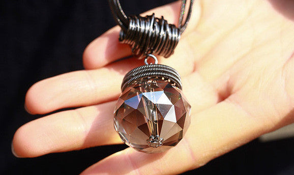 Vintage Geometrical Crystal Pendant