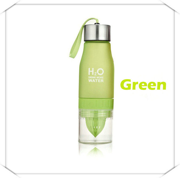 650ml Water Bottle H20 - dual use - plastic (Free Shipping)