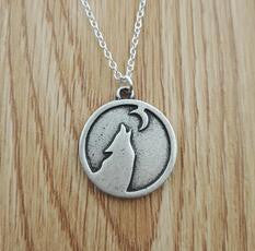 Moon Wolf Necklace