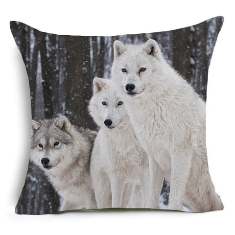 Custom made Wolf Pillow Case (Buy 1 get 1 free)