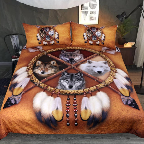 Wolves Dream Catcher Bedding Set (Free Shipping)