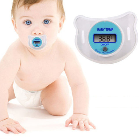 Baby Pacifier LCD Digital Mouth Thermometer