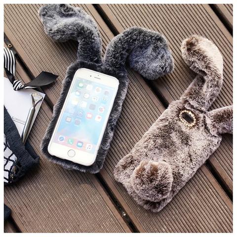 Luxury Fur Cover For Apple iPhone 7/iPhone 7 Plus