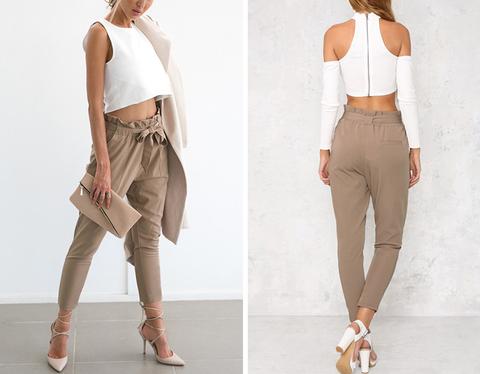 Chiffon high Waist Harem Pants